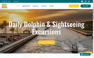 Baysideboatexcursionsdolphintours.com Screenshot 2024-04-24 02:47:41