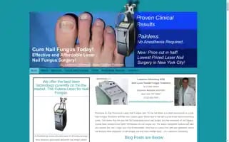 Lasertoenailfungustreatmentnyc.com Screenshot 2024-05-12 16:30:18