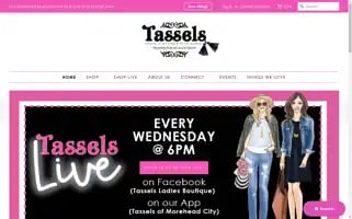 Tasselsshoes.com Screenshot 2024-07-04 16:51:35