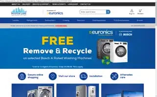 Mostonlaneappliances.co.uk Screenshot 2024-05-16 08:25:54