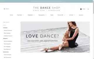 Thedanceshop.ca Screenshot 2024-05-16 20:43:53