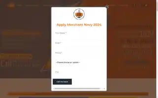 Officersmaritimeacademy.in Screenshot 2024-07-06 14:10:58