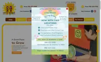 Littlebraveschildcare.com Screenshot 2024-07-05 04:38:37