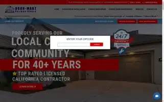 Doormartgaragedoors.com Screenshot 2024-05-09 11:18:20