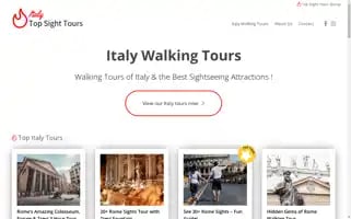 Italytopsightstours.com Screenshot 2024-04-22 10:54:33