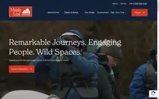 Mapleleafadventures.com Screenshot 2024-07-02 04:32:40