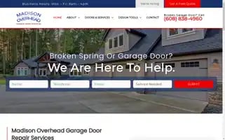 Madisongaragedoorservices.com Screenshot 2024-06-17 04:30:29