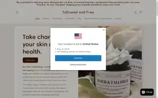 Tallowedandfree.com Screenshot 2024-04-27 07:20:26