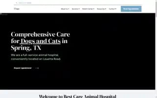 Bestcareanimalhospital.com Screenshot 2024-07-05 06:17:21