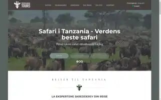 Tanzaniatours.no Screenshot 2024-04-16 11:36:11