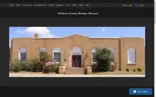 Childresscountymusem.com Screenshot 2024-06-17 11:57:22