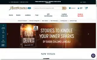 Artscroll.com Screenshot 2024-07-03 05:45:22