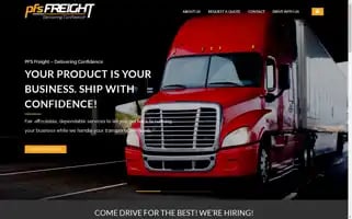 Pfsfreight.com Screenshot 2024-07-05 13:06:23