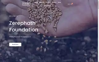 Zerephathfoundation.org Screenshot 2024-05-22 13:18:56