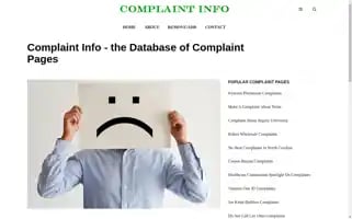 Complaintinfo.com Screenshot 2024-05-09 05:28:22