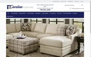 Shopcarolinafurniture.com Screenshot 2024-05-16 17:08:37