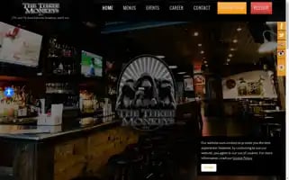 Thethreemonkeysbar.com Screenshot 2024-07-05 08:05:38