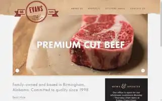 Evansmeats.com Screenshot 2024-05-15 21:30:26