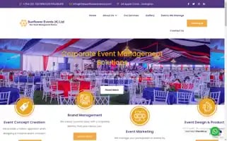 Thesunflowerevents.com Screenshot 2024-07-03 16:37:31