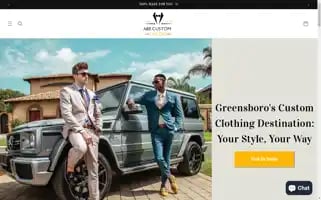 Abrcustomtailors.com Screenshot 2024-05-03 18:42:17