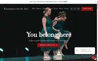 Forerunnersforthearts.com Screenshot 2024-05-18 08:49:24