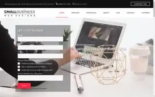 Smallbusinesswebdesigns.net.au Screenshot 2024-07-09 12:27:31