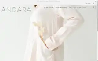 Andaraclothing.com Screenshot 2024-07-02 10:19:26