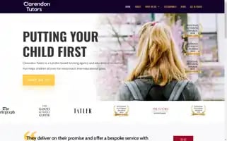 Clarendontutors.com Screenshot 2024-07-09 15:57:48