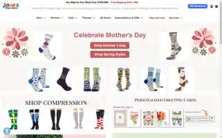 Johnscrazysocks.com Screenshot 2024-05-04 12:57:40