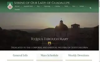 Guadalupeshrine.org Screenshot 2024-06-29 14:15:07