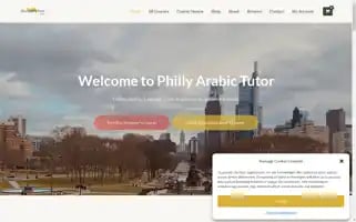 Phillyarabictutor.com Screenshot 2024-07-09 17:00:41
