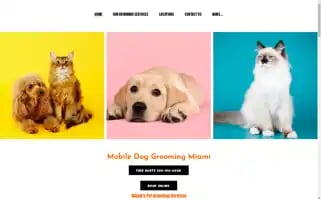 Petgroominghialeah.com Screenshot 2024-07-06 14:38:48