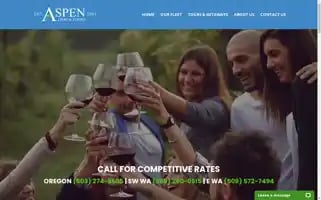 Aspenlimotours.com Screenshot 2024-04-19 12:19:24