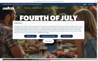 Lavazzausa.com Screenshot 2024-07-06 09:29:29