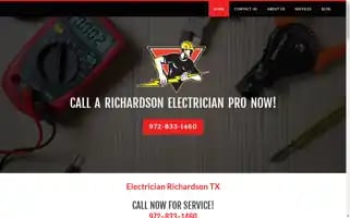 Electricianrichardsontx.net Screenshot 2024-06-14 01:20:28