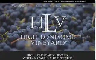 Highlonesomevineyard.com Screenshot 2024-07-06 21:14:55