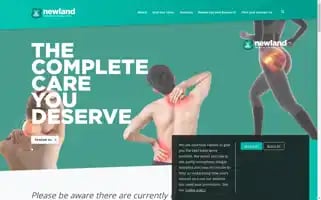 Newlandchiropractic.co.uk Screenshot 2024-07-02 08:54:35