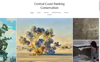 Centralcoastartconservation.com Screenshot 2024-06-30 02:28:32