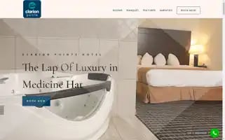 Clarionpointehotel.ca Screenshot 2024-04-25 10:11:29