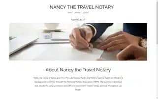 Nancythetravelnotary.com Screenshot 2024-04-15 09:48:45