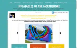 Inflatablesofthenorthshore.com Screenshot 2024-05-16 02:32:48
