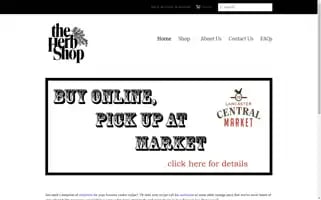 Theherbshoplancaster.com Screenshot 2024-05-16 20:57:56