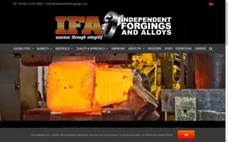 Independentforgings.com Screenshot 2024-06-13 06:33:04