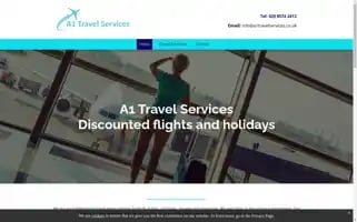A1travelservices.co.uk Screenshot 2024-04-26 17:51:40