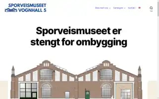 Sporveismuseet.no Screenshot 2024-07-04 14:00:08