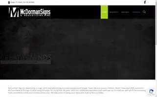 Mcdormansigns.com Screenshot 2024-07-01 14:07:35