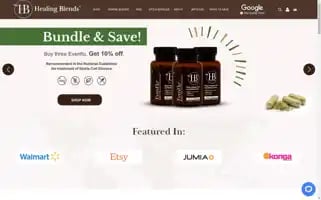 Healingblendsglobal.com Screenshot 2024-05-10 01:09:09