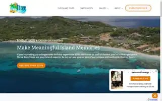 Threeboystoursroatan.com Screenshot 2024-04-25 21:08:34