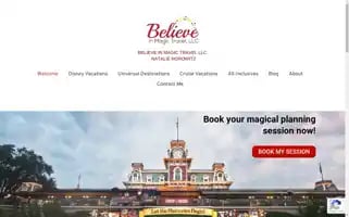 Believeinmagictravelnatalie.com Screenshot 2024-04-14 13:02:45