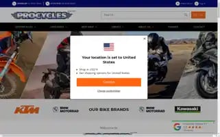 Procycles.com.au Screenshot 2024-06-12 08:13:40